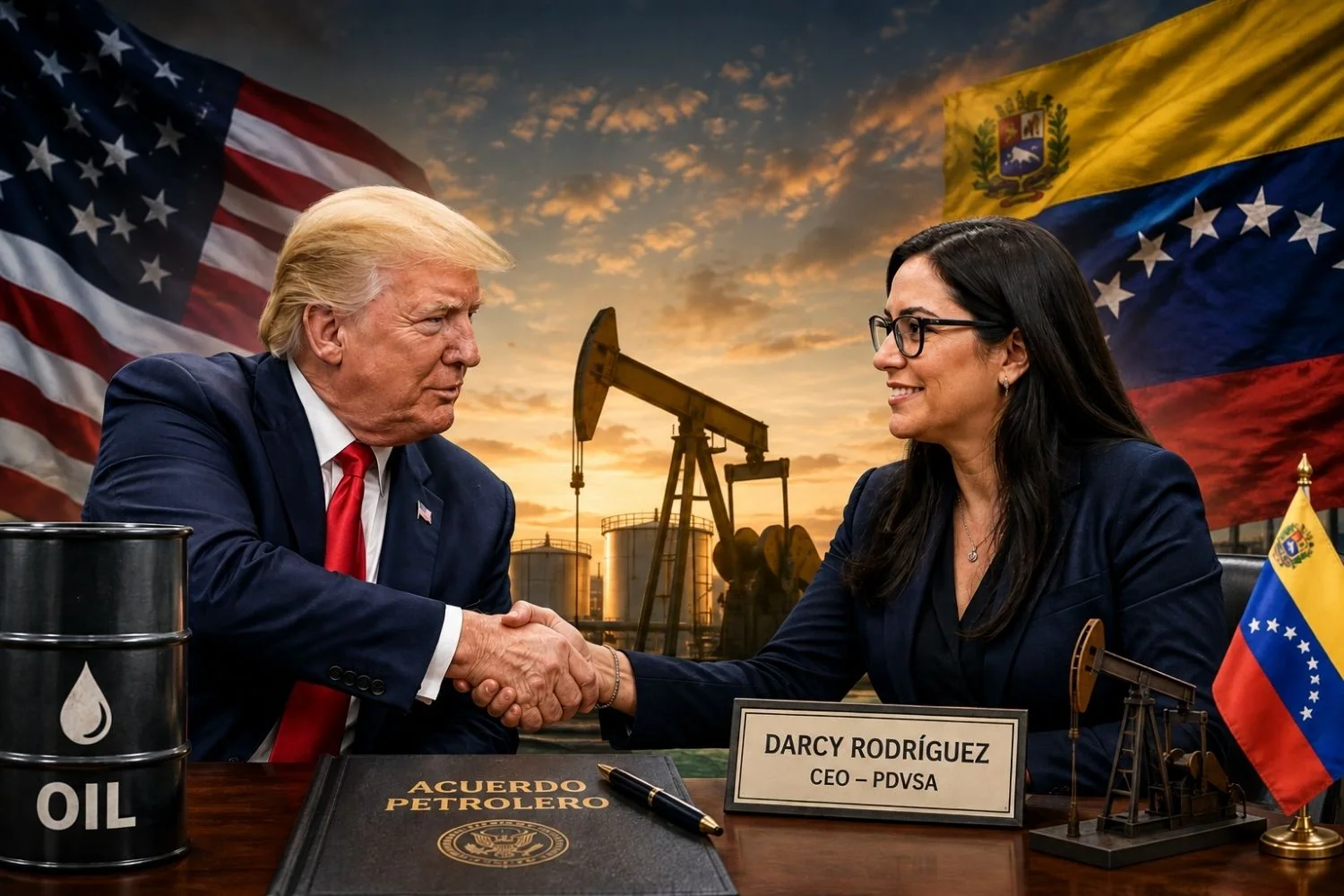 Trump Diz que EUA Vão Ficar com Petróleo da Venezuela