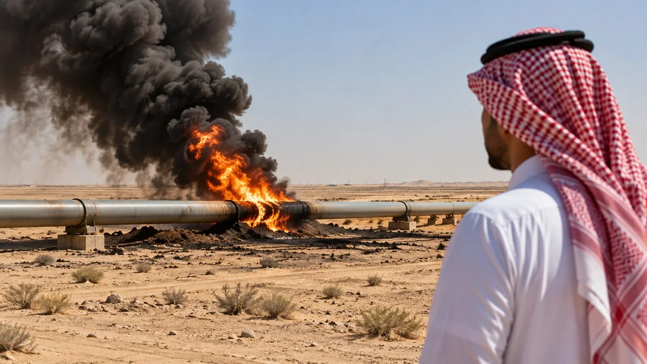 Saudi Arabia Suspends Strategic Pipeline After Attack