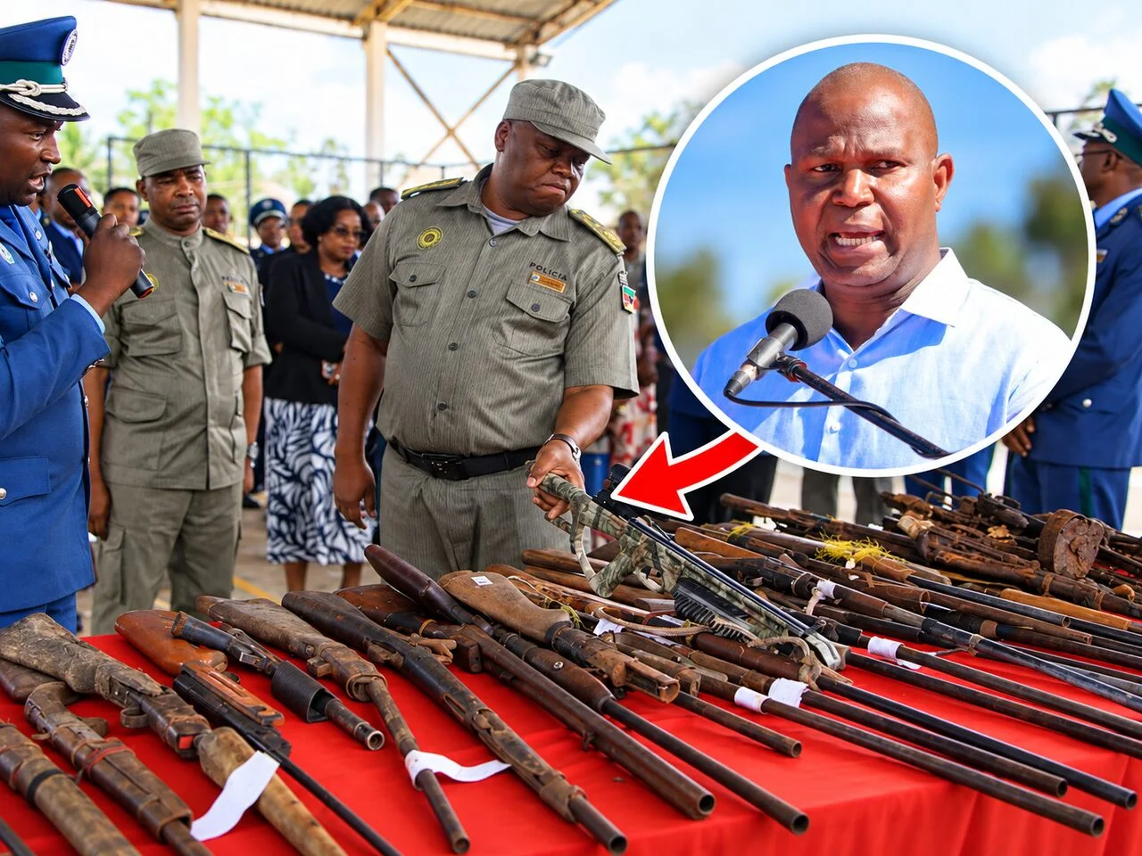Chapo Anuncia Recolha Obrigatória de Armas Ilegais a Partir de Janeiro