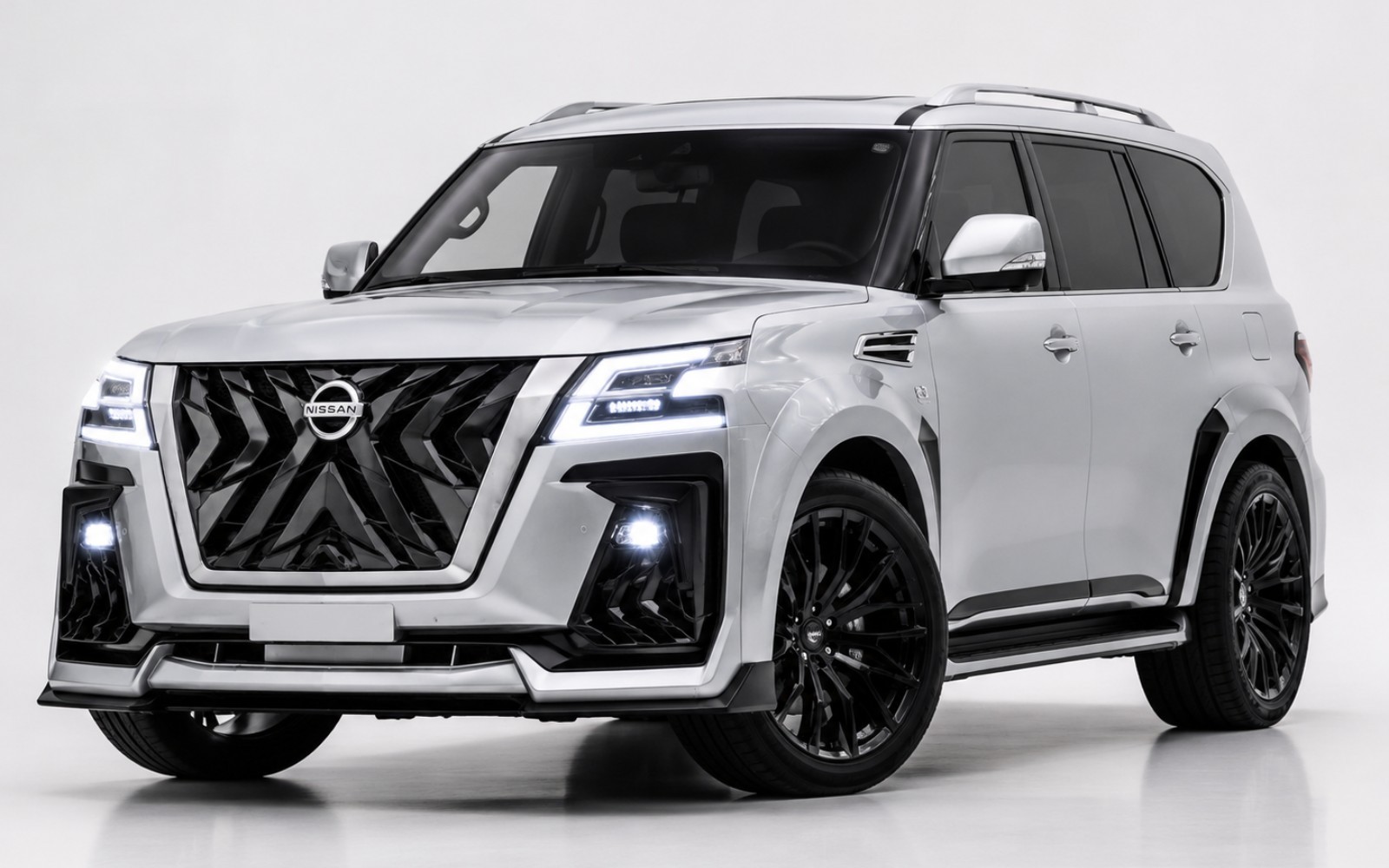 Nissan Patrol Black Hawk 2026 disponível para aluguer com motorista em Maputo
